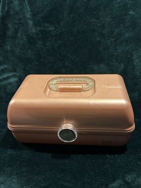 Caboodles Rose Gold Plastic Jewelry Box